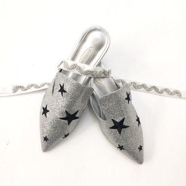Starry Mules Silver 별밤 실버 - Signature Collection